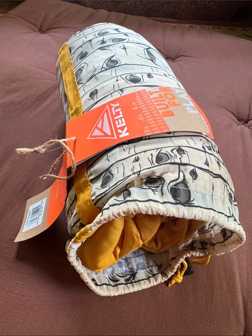 Kelty bestie blanket camping picnic sunflower color/ aspen cloudloft NEW NWT